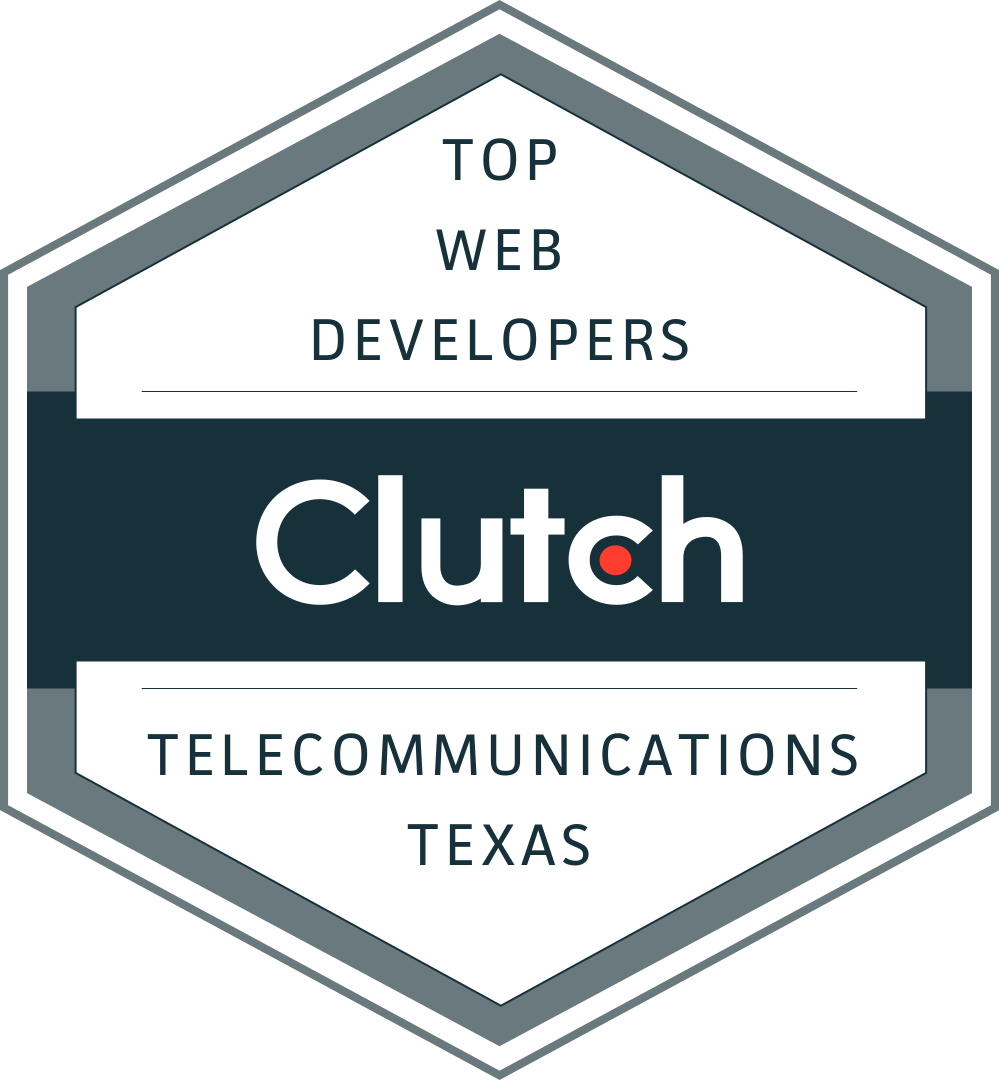 top clutch.co web developers telecommunications texas