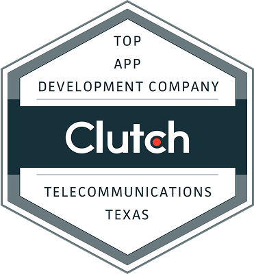 top clutch.co app development company telecommunications texas