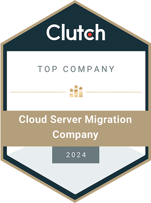 top clutch.co cloud server migration company 2024 award
