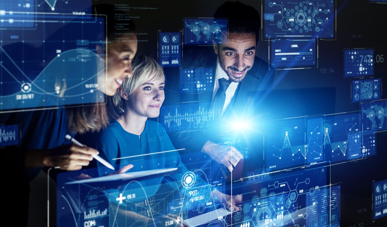 IT professionals using automation an AI to accomplish tasks - IT staff augmentation strategies.