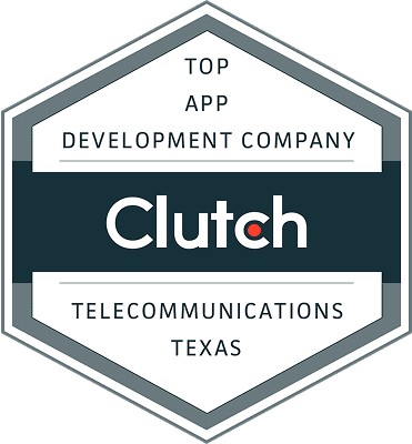 top clutch.co app development company telecommunications texas