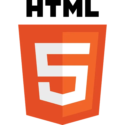 parallelstaff- An orange shield-shaped HTML5 logo with a bold white number 5 in the center, symbolizing the HTML5 web standard.