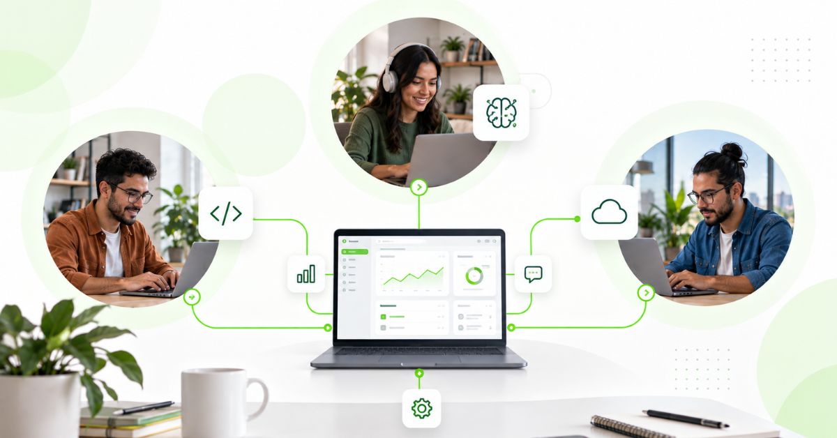SaaS startup connected with specialized remote software engineering talent