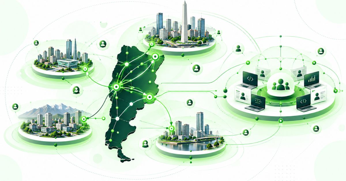 Software engineering talent hubs in Buenos Aires, Córdoba, Rosario and Mendoza