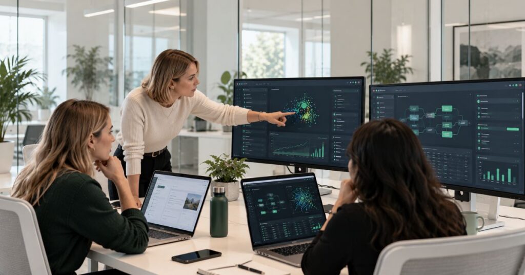 Dedicated AI and machine learning engineering team developing and evaluating an AI-powered product