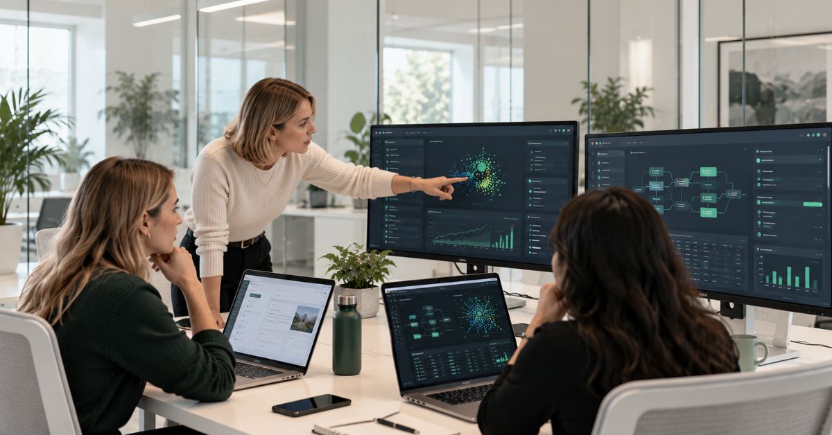 Dedicated AI and machine learning engineering team developing and evaluating an AI-powered product