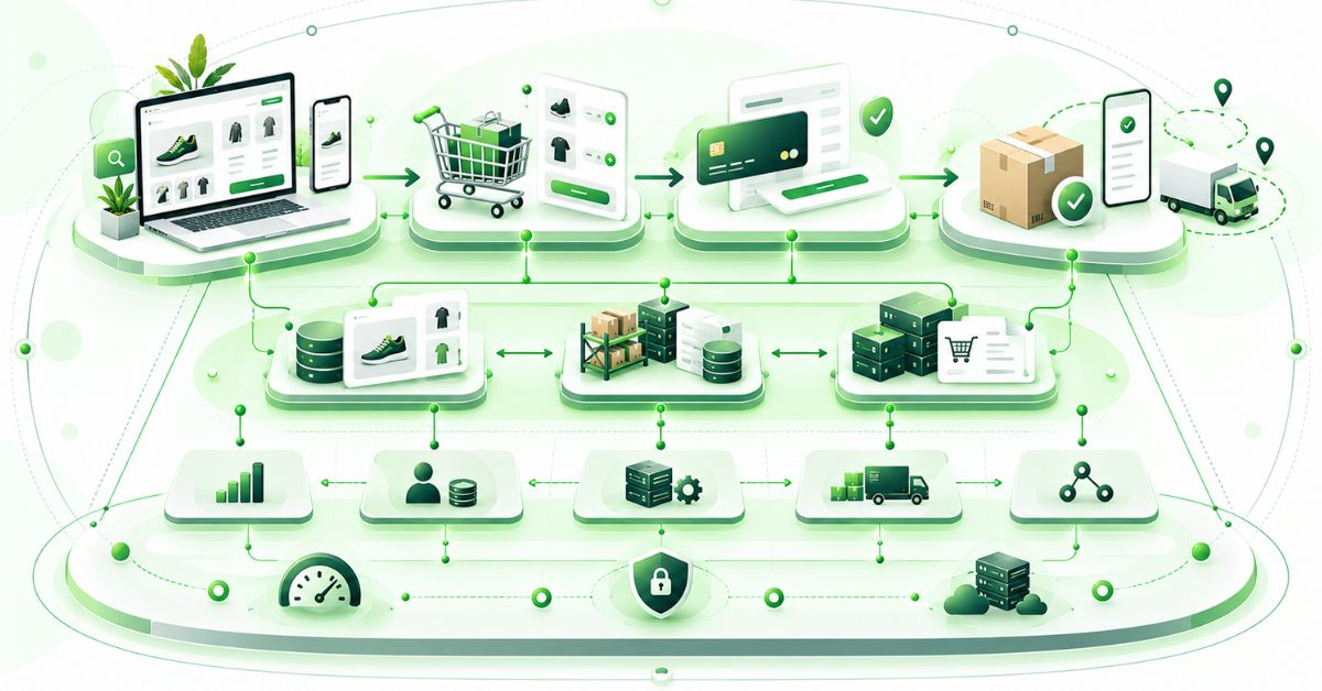 ecommerce platform areas owned by a dedicated development team