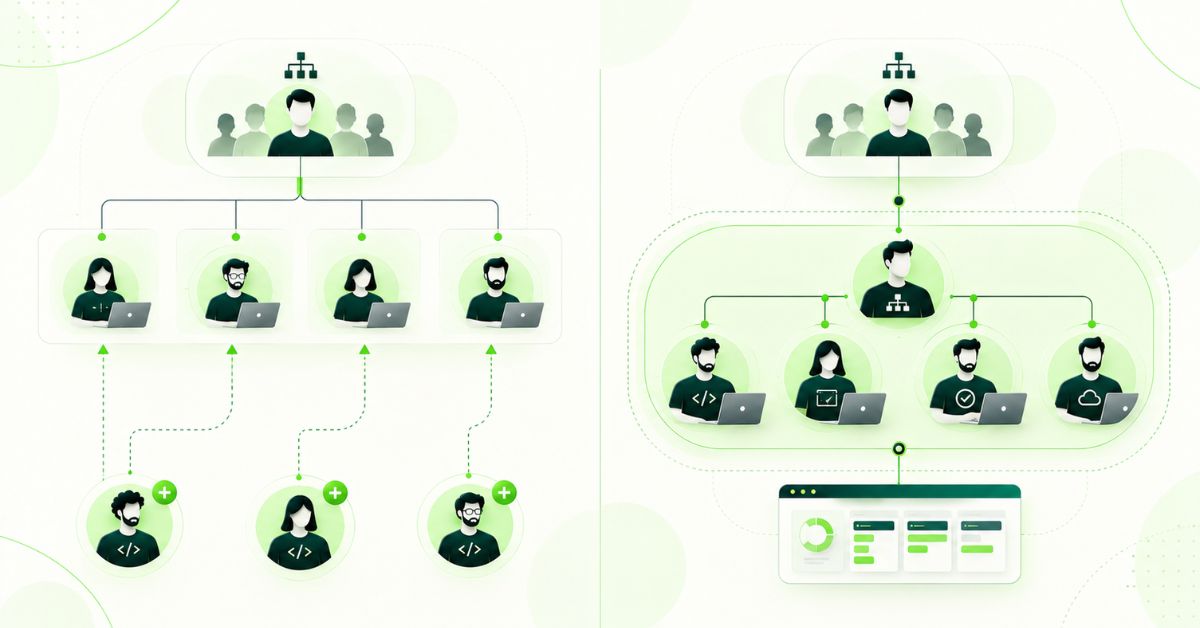 Staff augmentation compared with a dedicated development team for SaaS